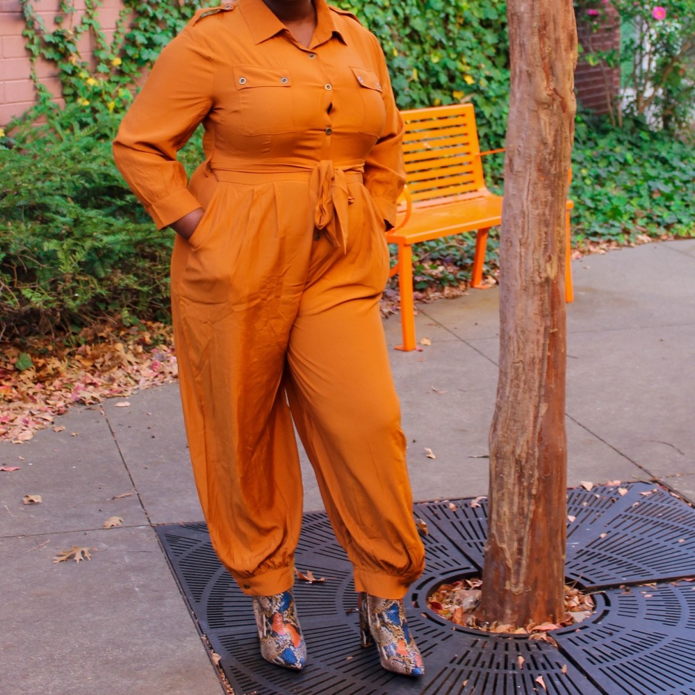 Make It Simple Jumpsuit - PLUS